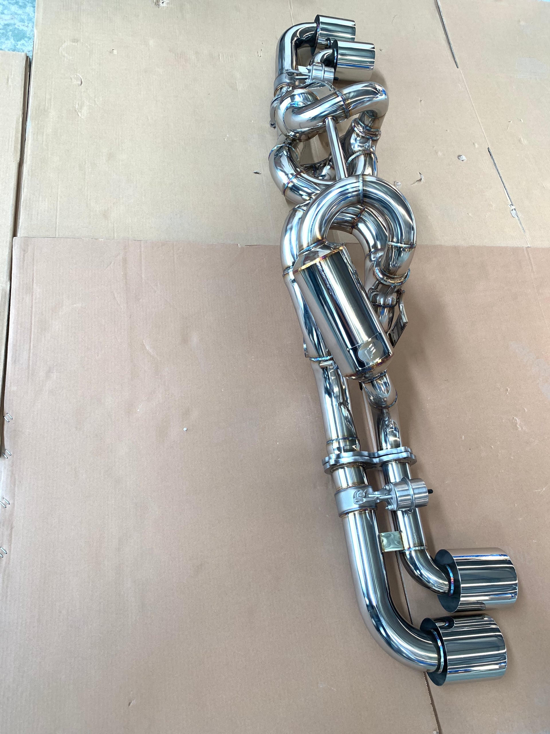    FERRARI-F430-EXHAUST-CATBACK-PIPES-STAINLESS-STEEL-TUNING-SYTEM
