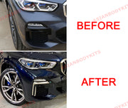 Aftermarket fog lamp mesh covers for BMW X5 G05 2018+ with M-Package