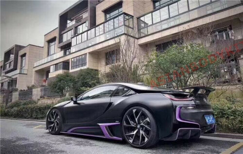 FORGED CARBON FIBER BODY KIT for BMW i8 2014+ FRONT LIP SIDE SKIRTS REAR SPOILER