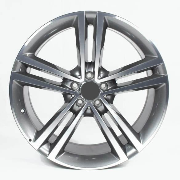 FORGED WHEELS rim set GLE V167 5-double-spoke himalaya grey for Mercedes Benz M92