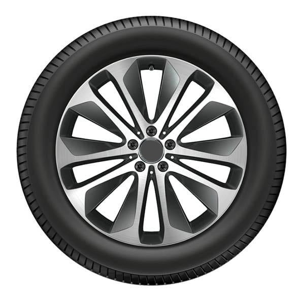 20 inch rim set GLE V167 10-spoke-wheel himalaya grey genuine Mercedes-Benz