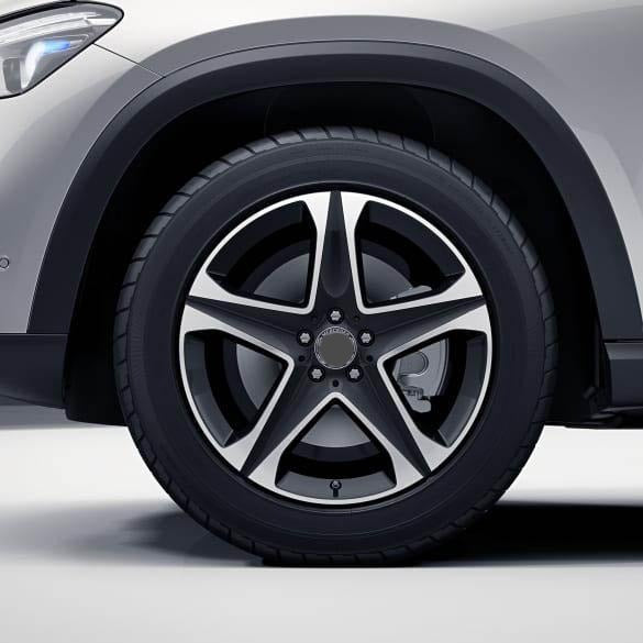 FORGED WHEELS GLE V167 5-spoke-wheel black shiny for Mercedes Benz GLS, C-Class, GLE, CLS, E-Class, S-Class, G-Class, AMG GT 97