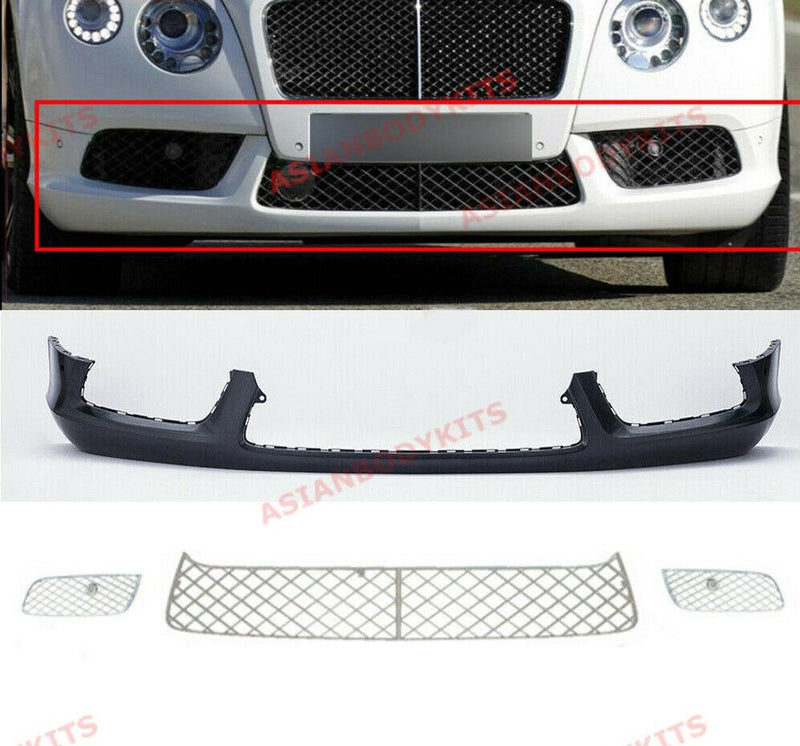 FRONT BUMPER ASSEMBLY for BENTLEY CONTINENTAL GT GTC 2011 - 2015