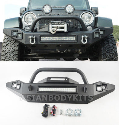 FRONT BUMPER with LED DRL for Jeep Wrangler JK (2007-2017)
