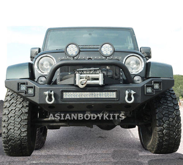 FRONT BUMPER with LED DRL for Jeep Wrangler JK (2007-2017)