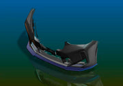 FRONT CARBON LIP for BMW X3M X4M LCI