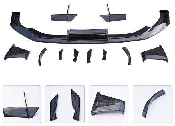 DRY CARBON FRONT LIP for AUDI A7 C8 4K8 2018 - 2023