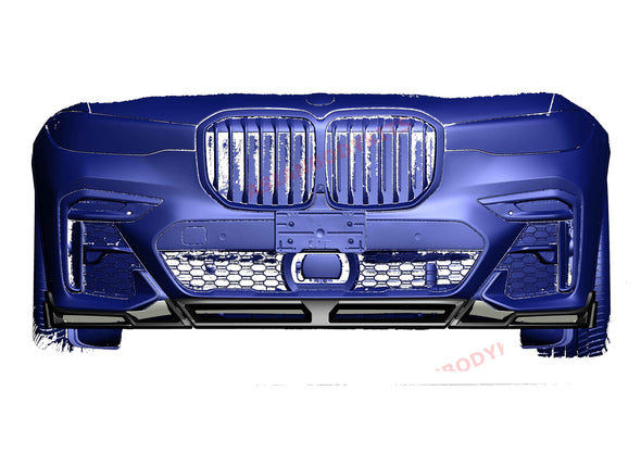 FRONT LIP FOR BMW X7 G07 2018+ (Plastic)