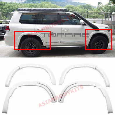 FRONT REAR FENDER FLARES for TOYOTA LAND CRUISER LC200 2012 - 2015