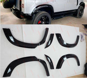 Copy of FRONT REAR WIDE FENDER FLARES for LAND ROVER DEFENDER 110 L663 2020+ (GLOSS BLACK)