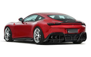 CARBON AERO KIT for FERRARI ROMA 2019+

Set includes:

Front Lip
Side Skirts
Rear Spoiler
Rear Diffuser

Material: Dry Carbon

NOTE: Professional installation is required

Payment ►
Visa

Mastercard

PayPal with a credit card (add 4.4% at checkout)
Payoneer
Cryptocurrency
Shipment ►
By express DHL/UPS/TNT/FedEx
To local international airport
Special line by air
Special line by sea
To Europe and the UK by train

Please let us know which shipping option you prefer.