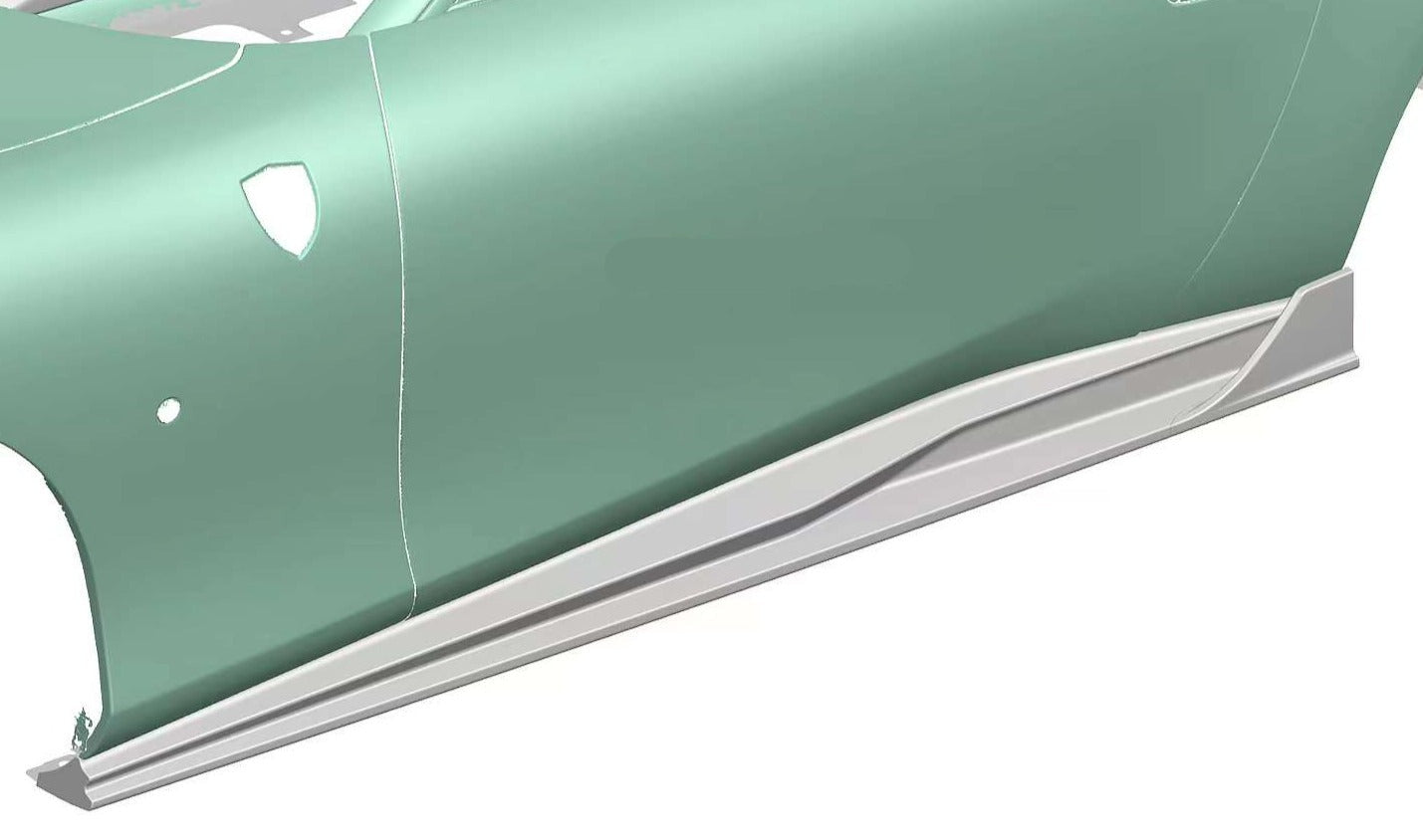 FORZA CARBON AERO KIT for FERRARI ROMA  Set includes:  Front Lip Side skirts Rear Diffuser Rear Spoiler