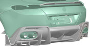 FORZA CARBON AERO KIT for FERRARI ROMA  Set includes:  Front Lip Side skirts Rear Diffuser Rear Spoiler