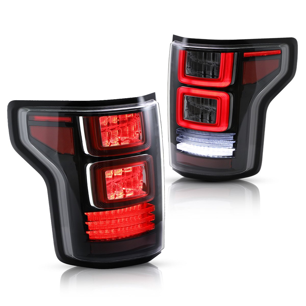  Full LED Tail Lights for Ford F150 2015 - 2020