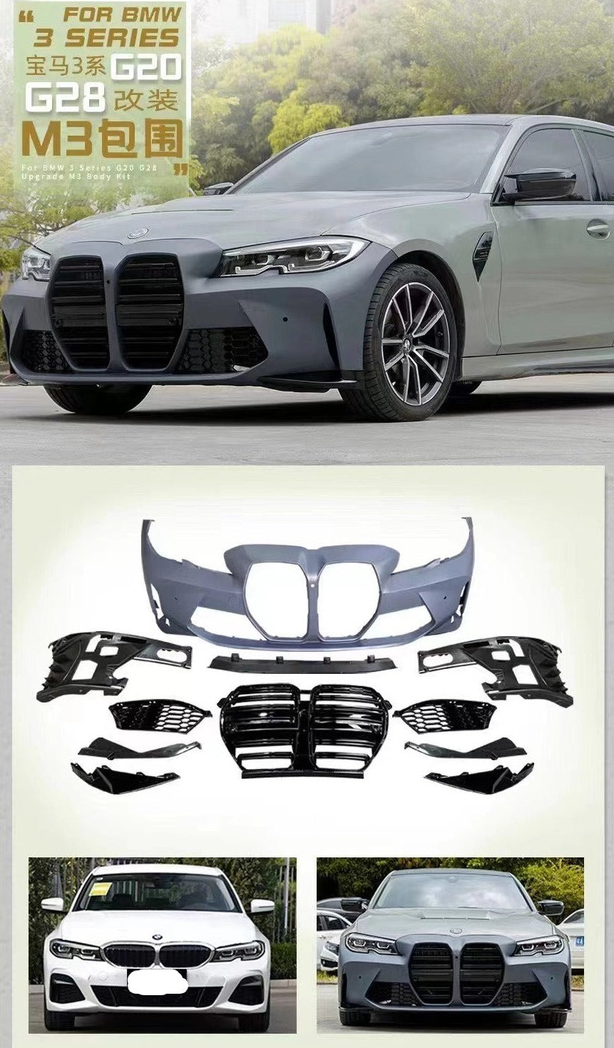 Body Kit BMW 3 Series G20 G28 2018+ upgrade to new