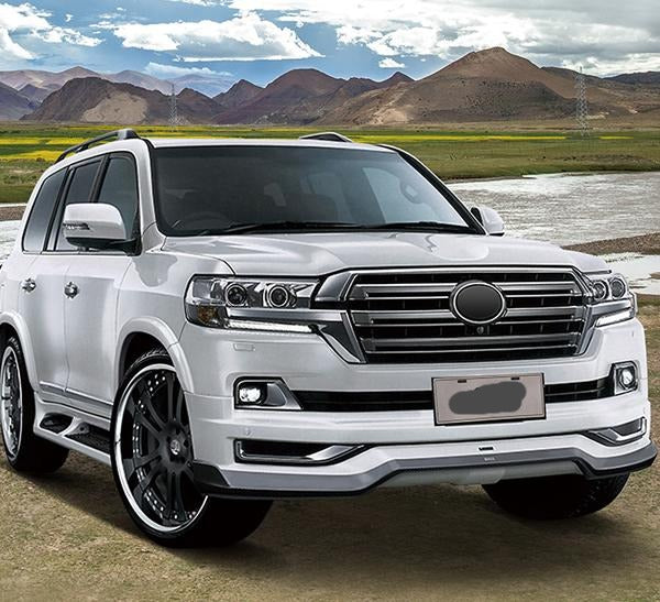 BODY KIT FOR TOYOTA LAND CRUISER 200 LC 200 2008-2015

Set includes:

Front bumper
Rear bumper
Exhaust tips

Material: PP+ABS

Note: Each part of this kit can be sent separately. Please contact us if you need a specific part.