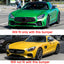 GLOSS BLACK FRONT GRILLE for MERCEDES BENZ AMG GT COUPE C190 R190 2018 - 2020