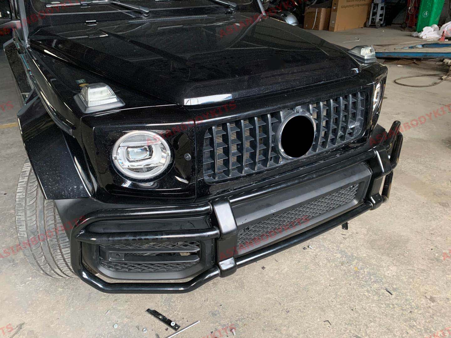 GRILLE GUARD BULL BAR for MERCEDES BENZ W463A W464 G63 2018+ G Class (BLACK)