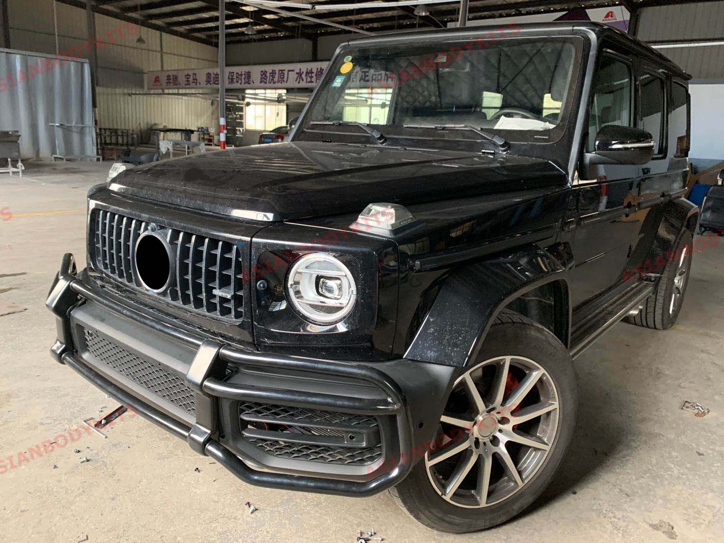 GRILLE GUARD BULL BAR for MERCEDES BENZ W463A W464 G63 2018+ G Class (BLACK)