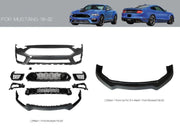 BODY KIT for FORD MUSTANG 2018 - 2022  Set includes:  Front Bumper Front Grille Front Lip