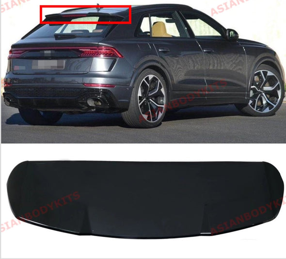 GLOSS BLACK ROOF SPOILER for AUDI RSQ8 4M 2020+  Set includes:  Roof Spoiler