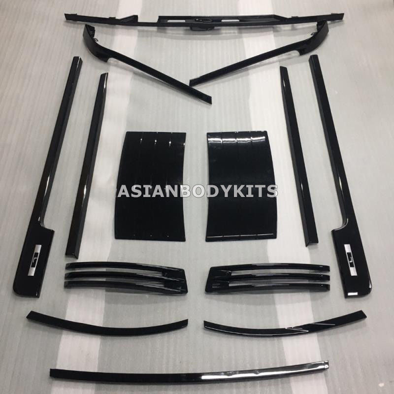Gloss black painted trim kit