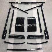Gloss black painted trim kit