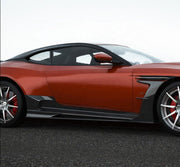 Forza Dry Carbon Side Skirts For Aston Martin DB 11  Set include:  Side Skirts Material: Dry Carbon  Note: Professional installation is required