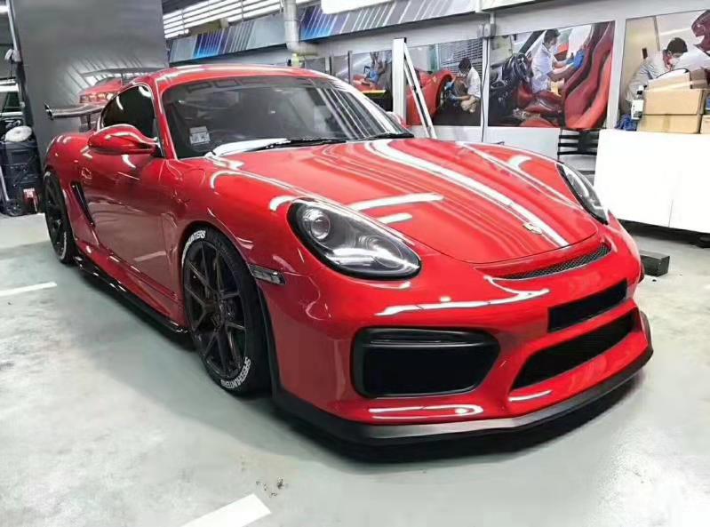 Porsche Cayman 987.2 to 981 GT4 style Upgrade Parts