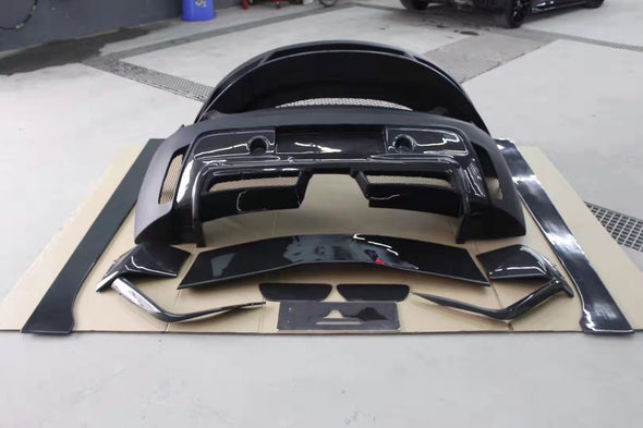 GTE Style Fiberglass Car Bumper Protector Front Rear Bumper Side Skirts Spoiler Wing Body Kits For Lotus EVORA S