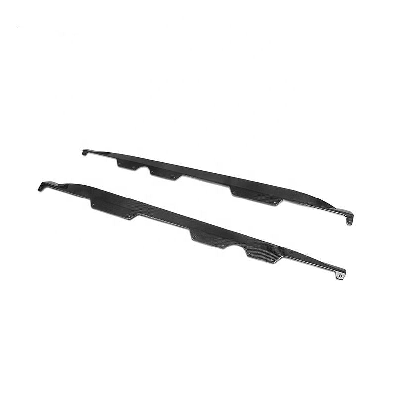 Forza Dry Carbon Side Skirts For Mercedes Benz GT GTS  Set include:  Side Skirts Material: Dry Carbon  Note: Professional installation is required