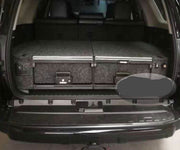 Slide Kitchen Drawer Systems For Toyota 4Runner by Forza Performance  Simplify the storage and organization of equipment and valuables. These lockable drawers with integrated deck and faceplates were designed specifically for the Toyota 4Runner. Hide the contents from prying eyes, while creating a more convenient and easily accessible storage space in your car. Designed solidly for tough for both on and off-road travel.
