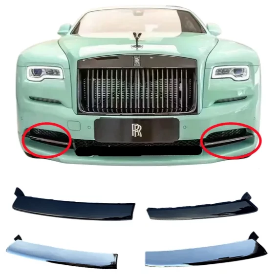 DECORATIVE CHROME INSERT PARTS for ROLLS-ROYCE WRAITH, DAWN  Rolls-Royce Dawn 2013+  WRAITH 2013+  Before purchase please check inventory with us  Material: Plastic  NOTE: Professional installation is required  Payment  ► Visa Master Card  PayPal (Pay via PayPal add 4,4%) Shipment ► By express DHL/UPS/TNT/FedEx To the local international airport Special line by air Special line by the sea To Europe and the UK by train When purchase please tell us which one you want