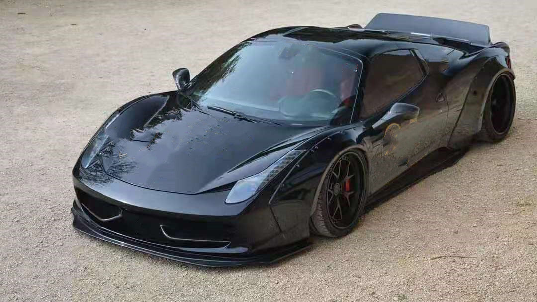 Libertywalk LB Style FIber Glass Wide Body Kit For Ferrari 458 Italia And Spider Spyder