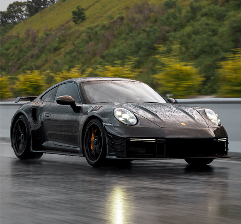 Forza Dry Carbon Front Bumper For Porsche 911 (992) Turbo Turbo S
