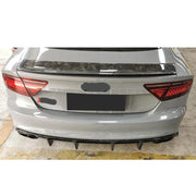 Dry Carbon Fiber Body Kit Rear Bumper Diffuser For Audi RS7 4G  Set include:  Rear Diffuser Material: Carbon Fiber  Note: Professional installation is required