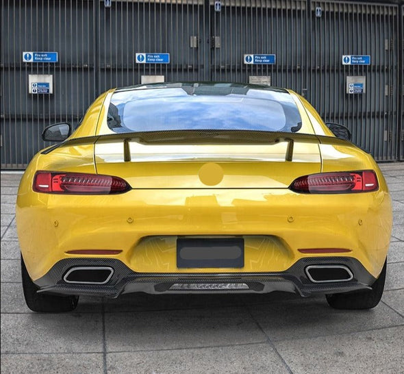 Forza Dry Carbon Rear Diffuser For Mercedes Benz GT GTS  Set include:  Rear Diffuser Material: Dry Carbon  Note: Professional installation is required