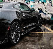 Forza Dry Carbon Side Skirts For Chevrolet Camaro 2016-2018  Set include:   Side Skirts Material: Dry Carbon