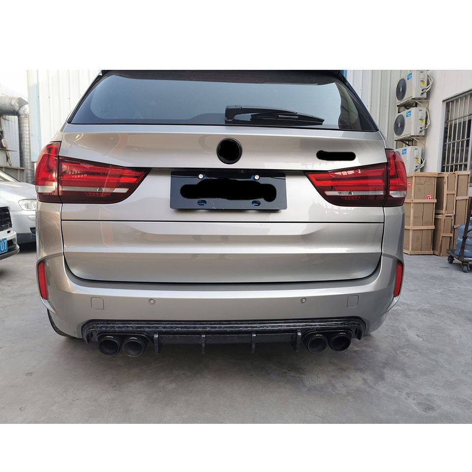 Dry Carbon Rear Diffuser For BMW X5M F85 X6M F86  Set include:    Rear Diffuser Material: Dry Carbon