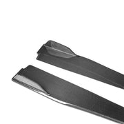 Forza Dry Carbon Side Skirts For Ferrari F8  Set include:   Side Skirts Material: Dry Carbon