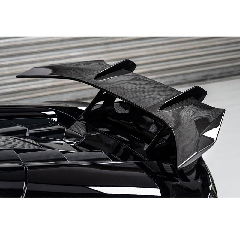 Forza Dry Carbon Rear Spoiler For Lamborghini Huracan EVO RWD  Set include: Rear Spoiler Material: Dry Carbon  NOTE: Professional installation is required during installation