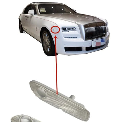 FRONT LEFT RIGHT SIDE MARKER LIGHTS for ROLLS-ROYCE WRAITH, GHOST