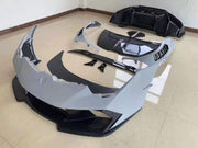 Huracan Vorsteiner Style Carbon Fiber Car Front Rear Bumper Fender Engine Hood Spoiler Bodykit For Lamborghini Huracan LP580 610