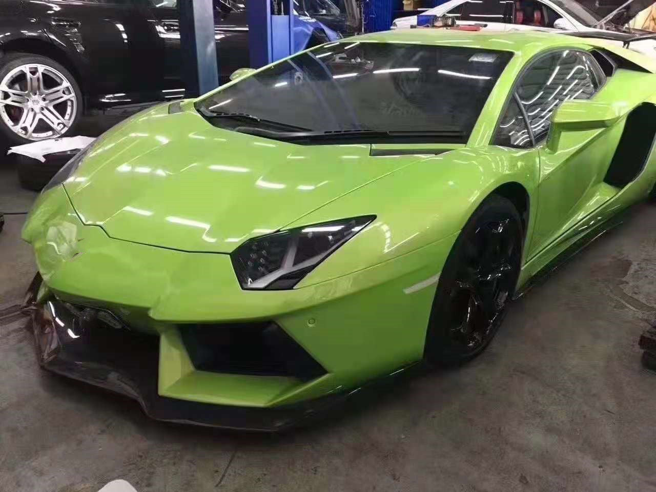 lambo LP700 body kit DM-C style carbon Front Lip Side Skirts Rear Diffuser Spoiler Wing small body kits For lamborghini LP700