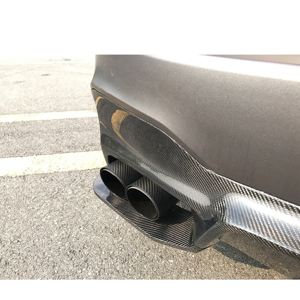 3D STYLE DRY CARBON REAR DIFFUSER FOR BMW M5 F90 5 SERIES G30 G38 2017-2020