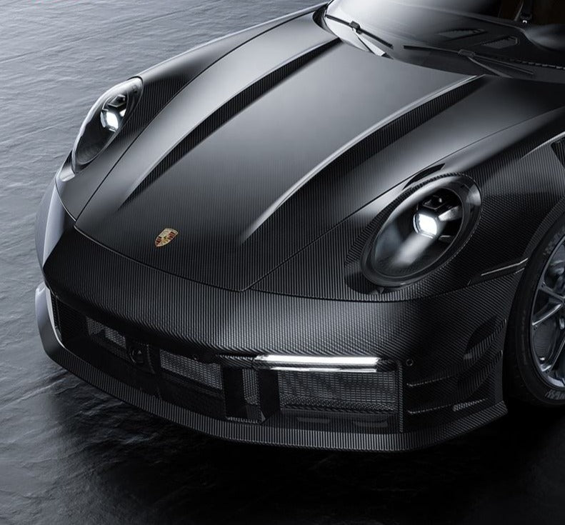 Forza Dry Carbon Front Bumper For Porsche 911 (992) Turbo Turbo S