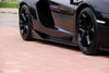 Revozport Style Carbon Fiber Side Skirts Wing Spoiler Rear Diffuser Front Lip For Lambo Aventador LP700 Body Kits