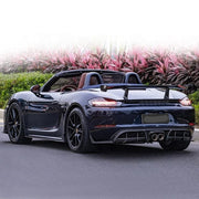 Forza Dry Carbon Rear Bumper Canards For Porsche 718 Cayman Boxter 2016+  Set Incude:  Canards Material: Dry Carbon  Will Fit Only With Our Rear Bumper  NOTE: Professional installation is required. 