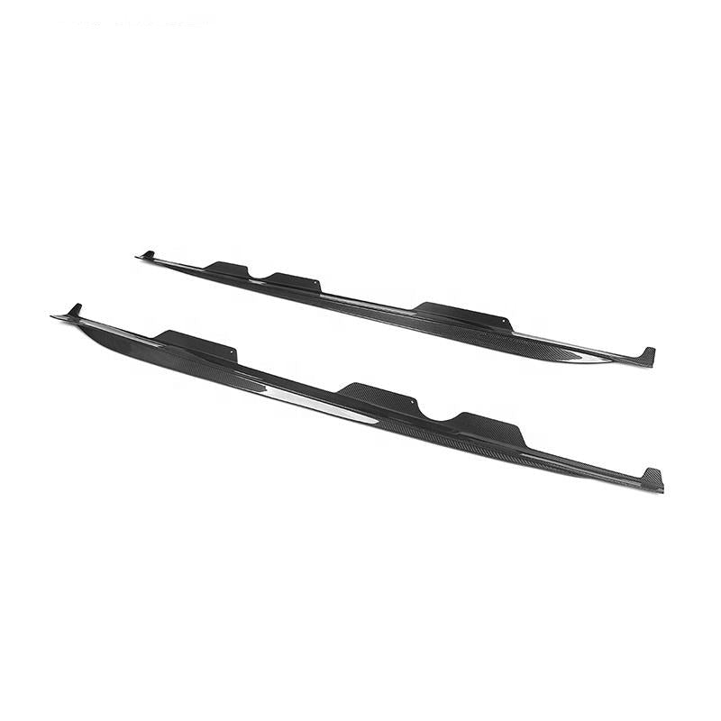 Forza Dry Carbon Side Skirts For Mercedes Benz GT GTS  Set include:  Side Skirts Material: Dry Carbon  Note: Professional installation is required
