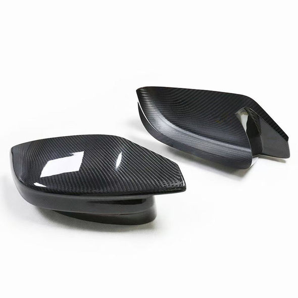 M STYLE CARBON FIBER MIRROR COVER FOR M3 G80 M4 G82 2020+  Set include:    Mirror Cover Material: Carbon Fiber NOTE: Professional installation is required